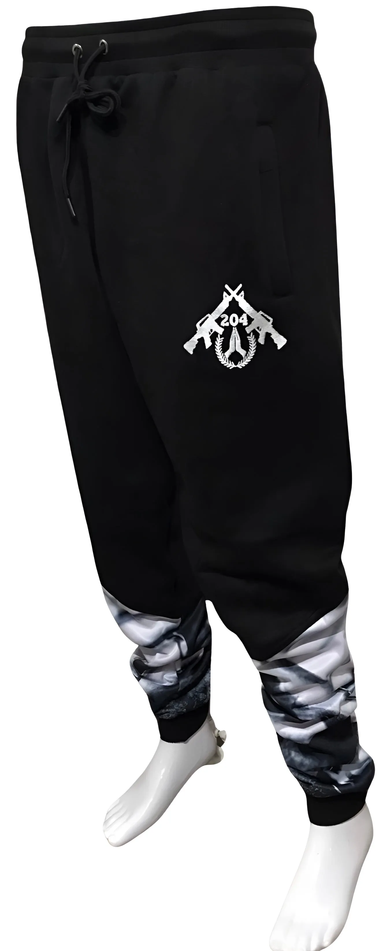 ^204 LA FAMILIA^ ~TEAM AK~ LUX JOGGER SWEATPANTS (EMBROIDERD LOGO)