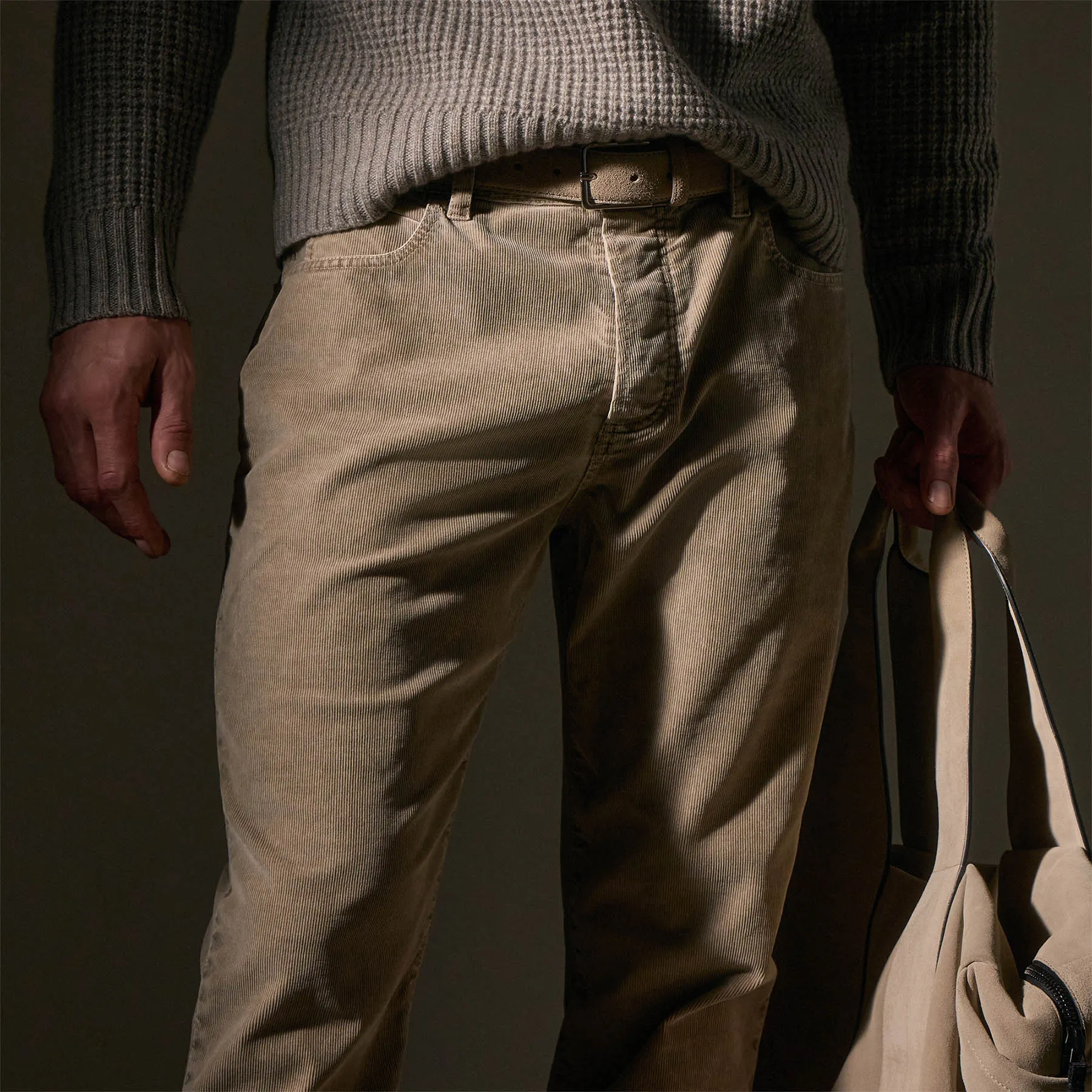 5 Pocket Corduroy Pant - Overcast Pigment