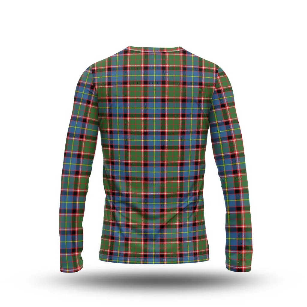 Aikenhead Tartan Long Sleeve T-Shirt with Family Crest