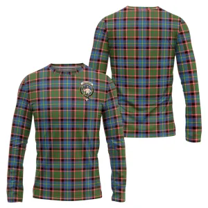 Aikenhead Tartan Long Sleeve T-Shirt with Family Crest