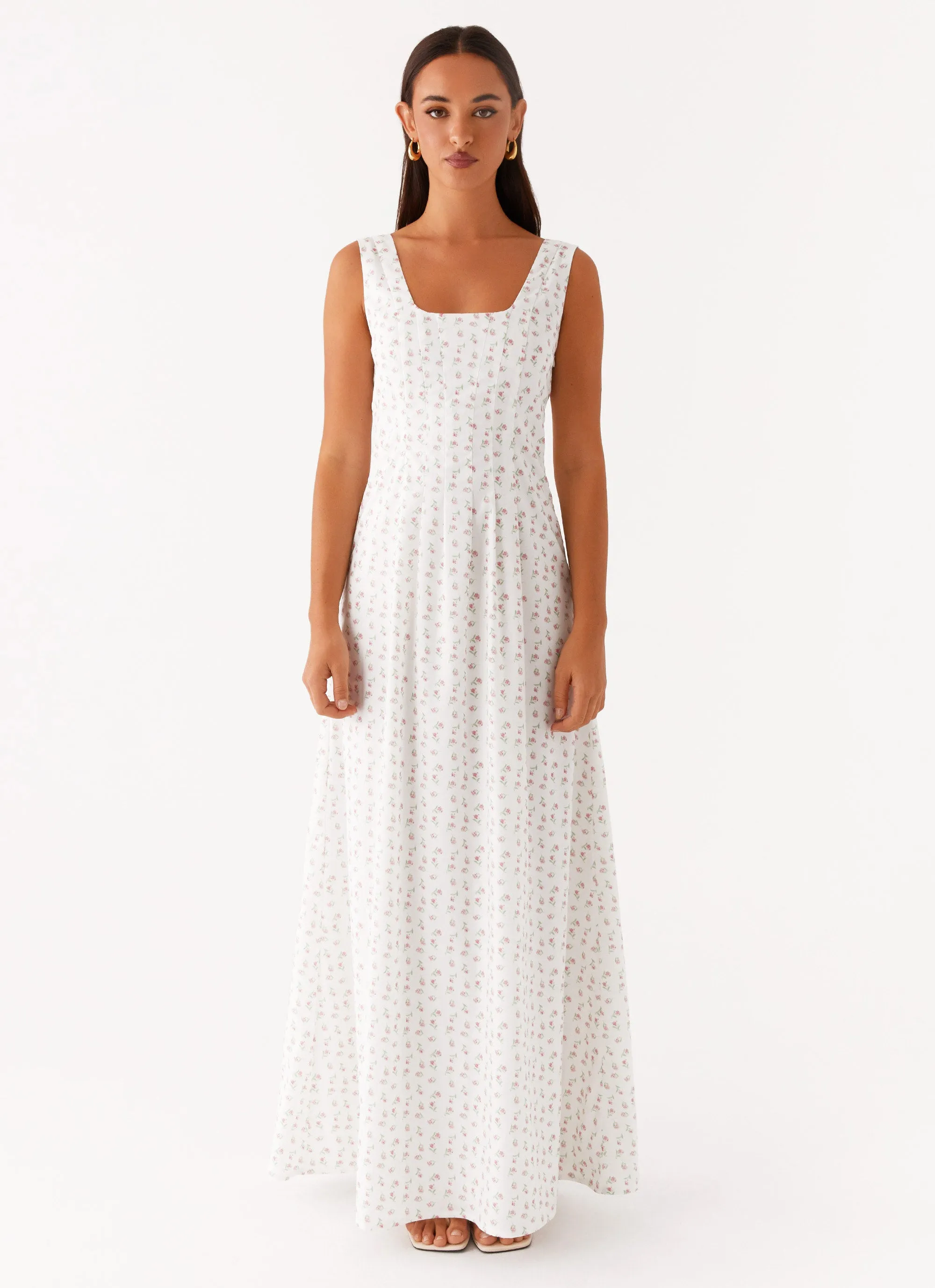 All My Love Maxi Dress - White Floral