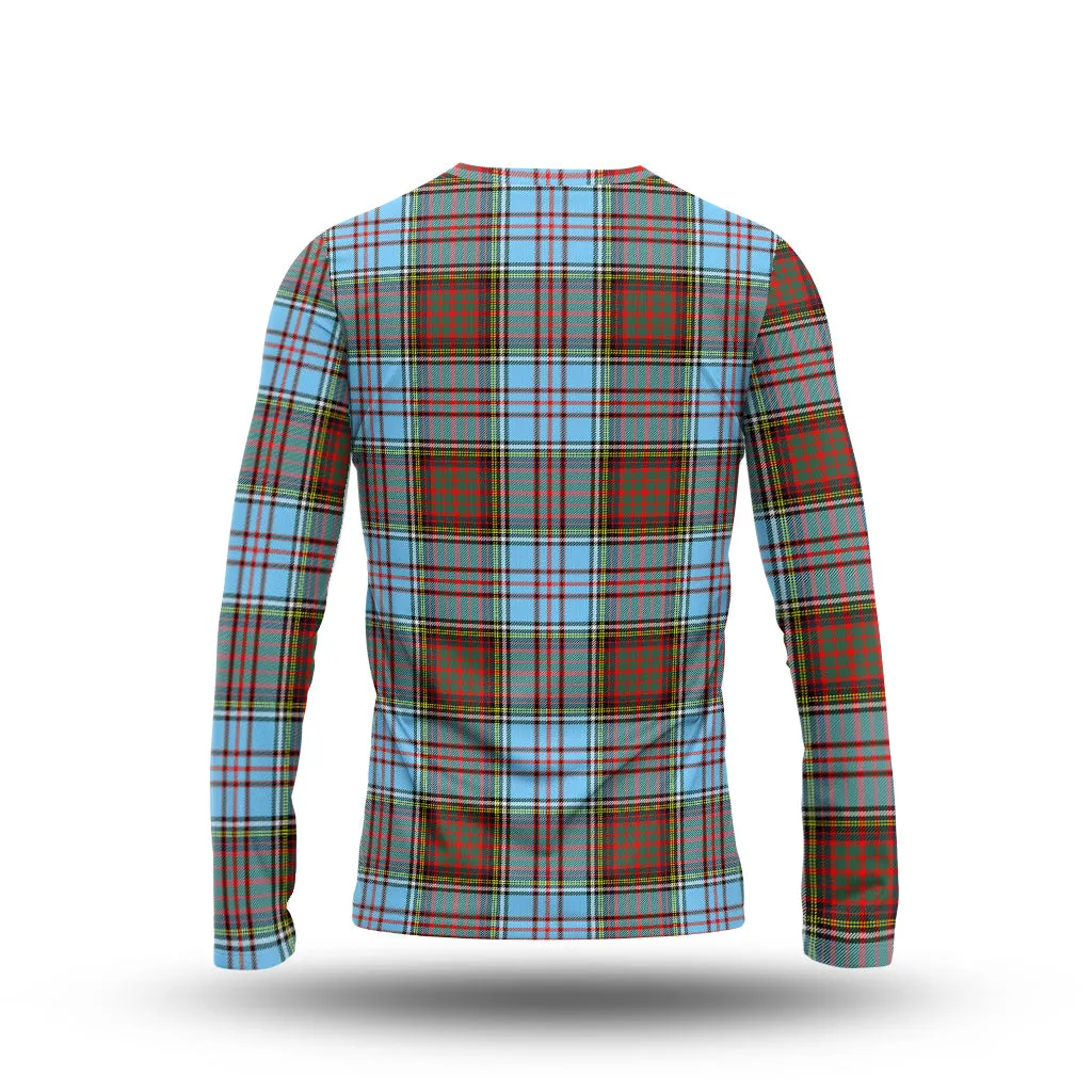 Anderson Ancient Tartan Long Sleeve T-Shirt with Family Crest