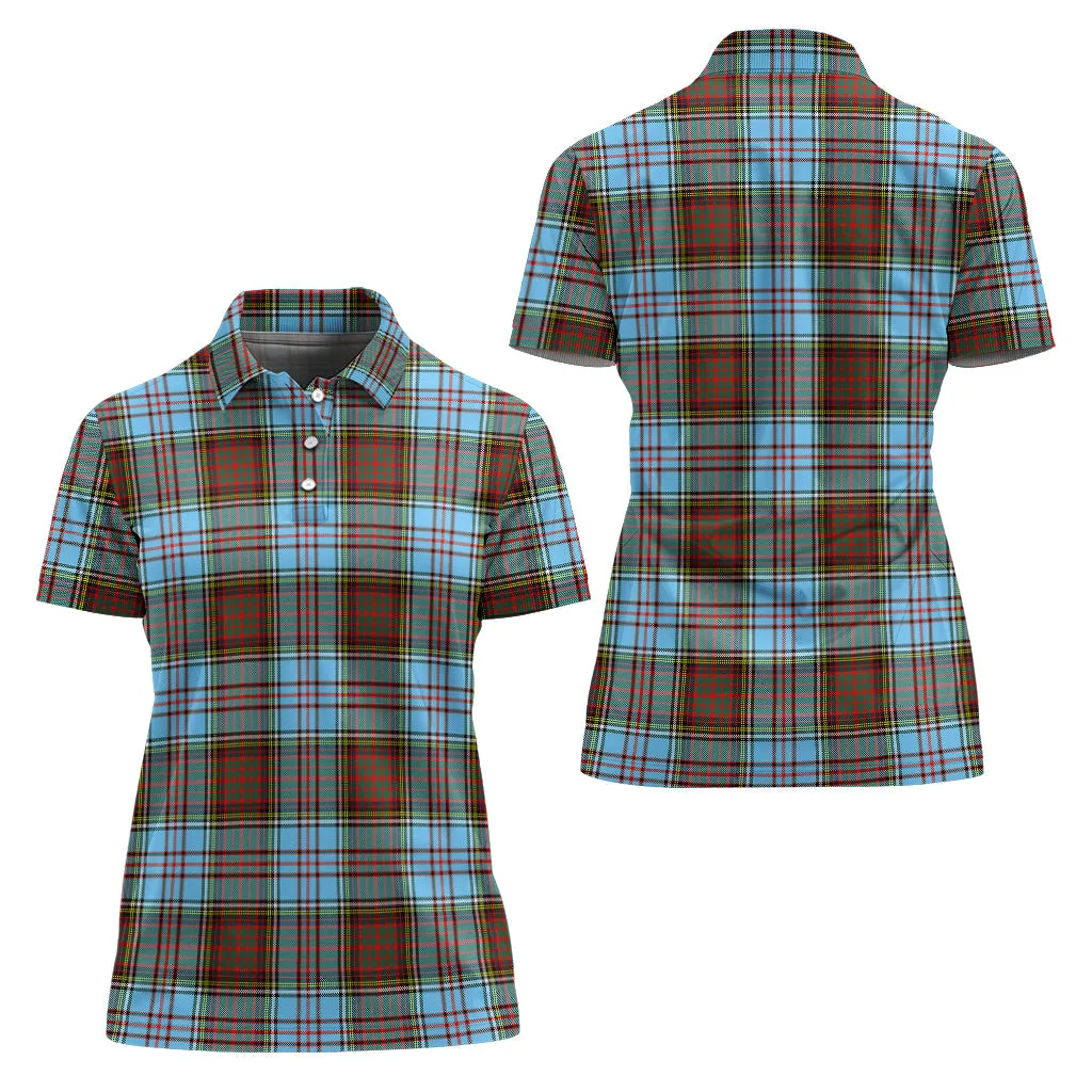 Anderson Ancient Tartan Polo Shirt For Women