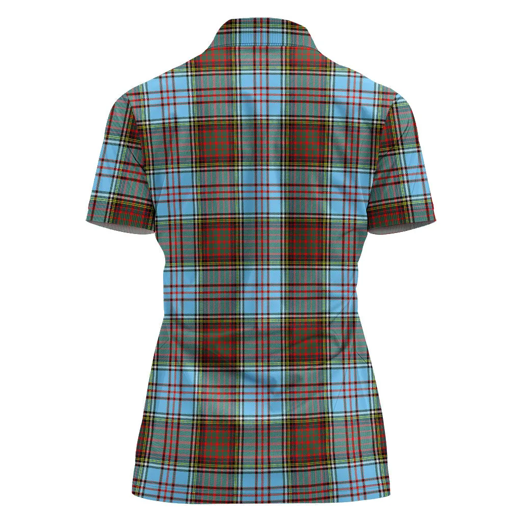 Anderson Ancient Tartan Polo Shirt For Women