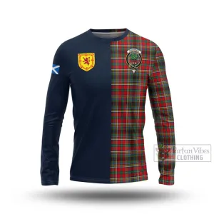 Anderson of Arbrake Tartan Long Sleeve T-Shirt Alba with Scottish Lion Royal Arm Half Style