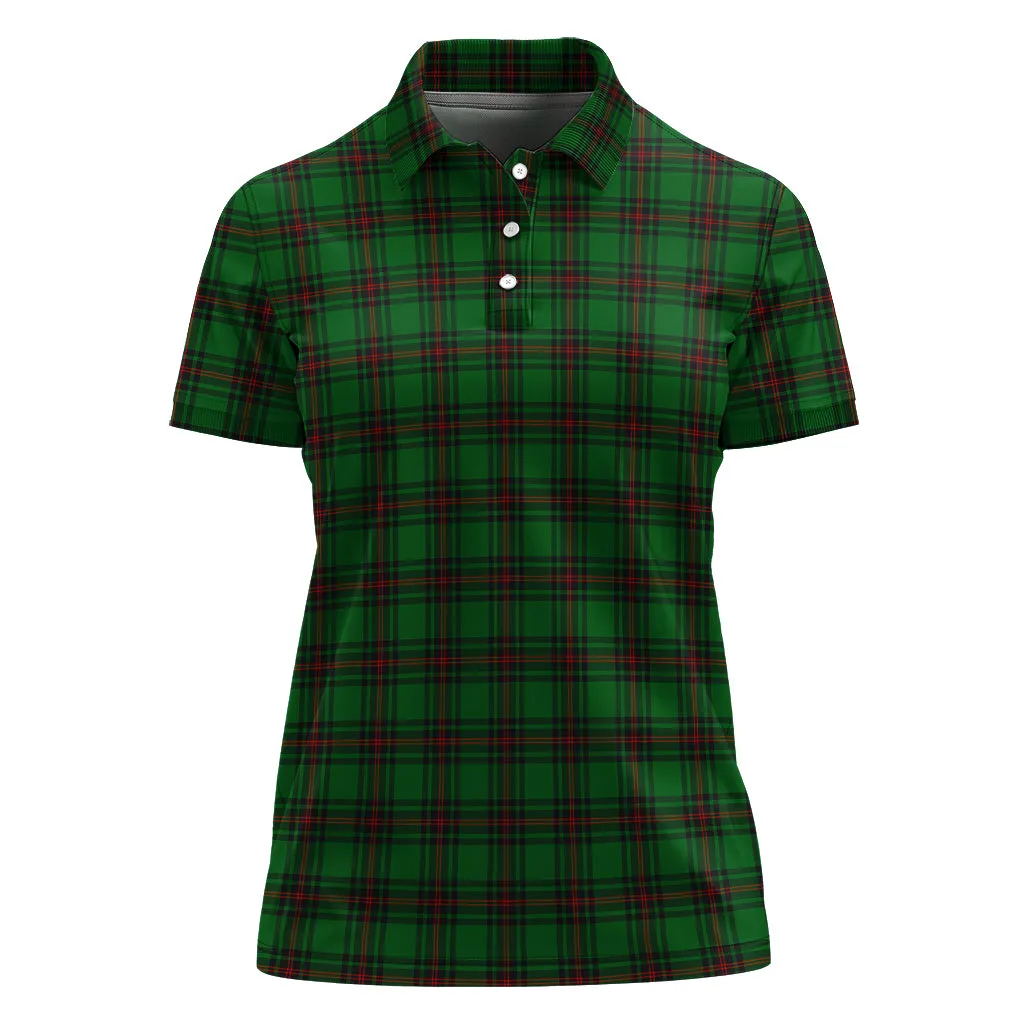 Anstruther Tartan Polo Shirt For Women