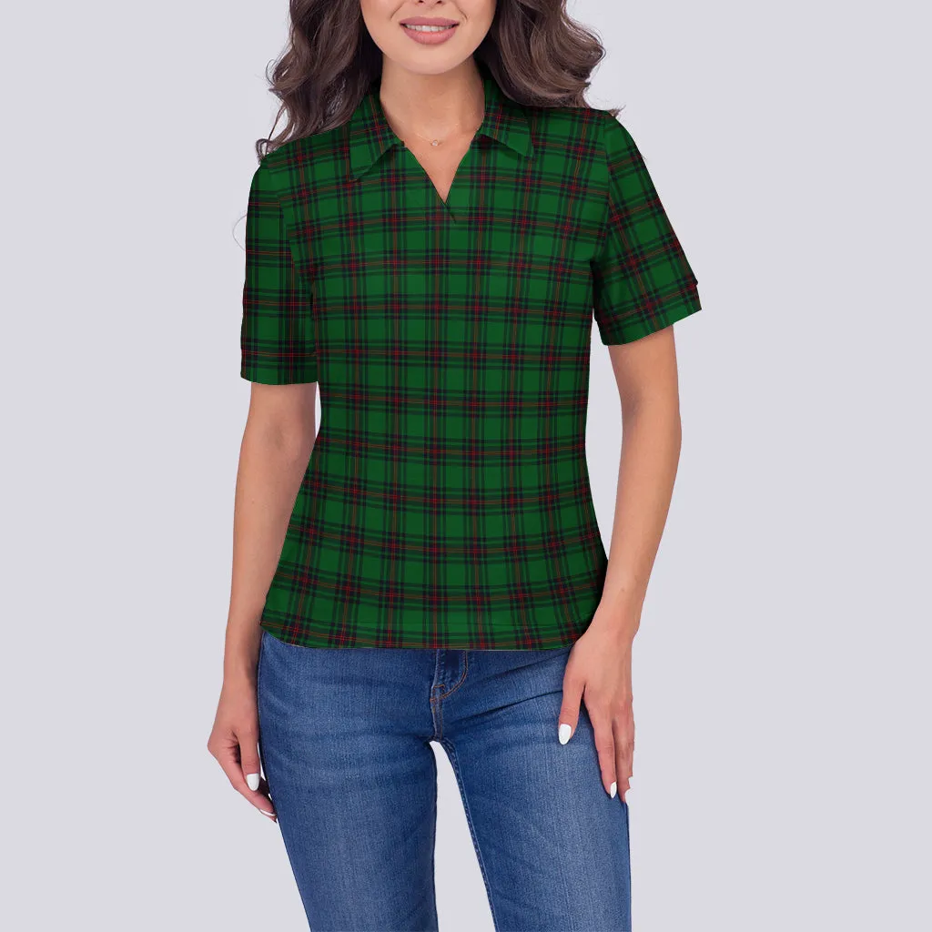 Anstruther Tartan Polo Shirt For Women