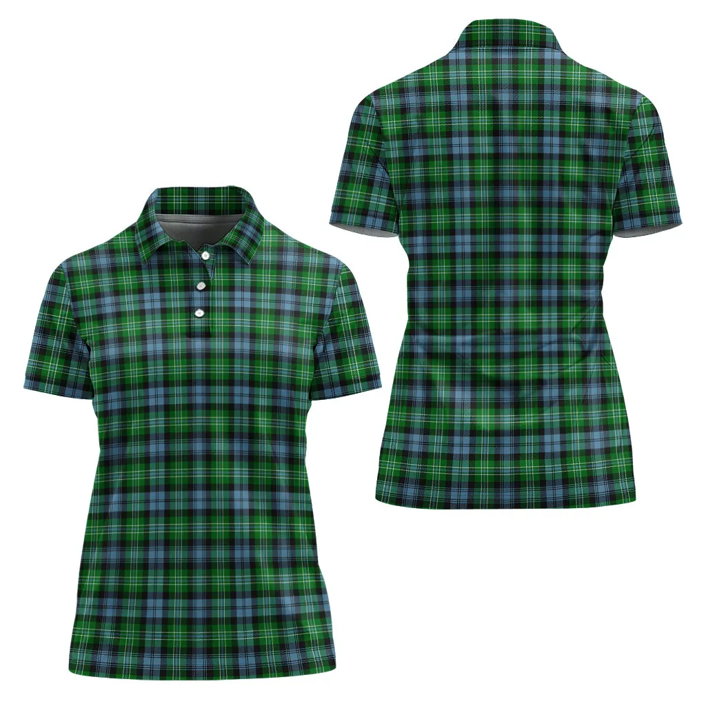 Arbuthnot Ancient Tartan Polo Shirt For Women