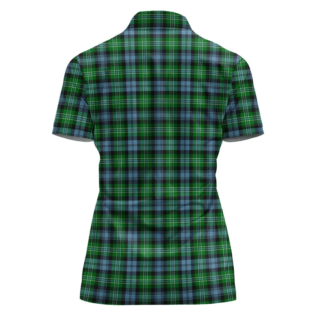 Arbuthnot Ancient Tartan Polo Shirt For Women