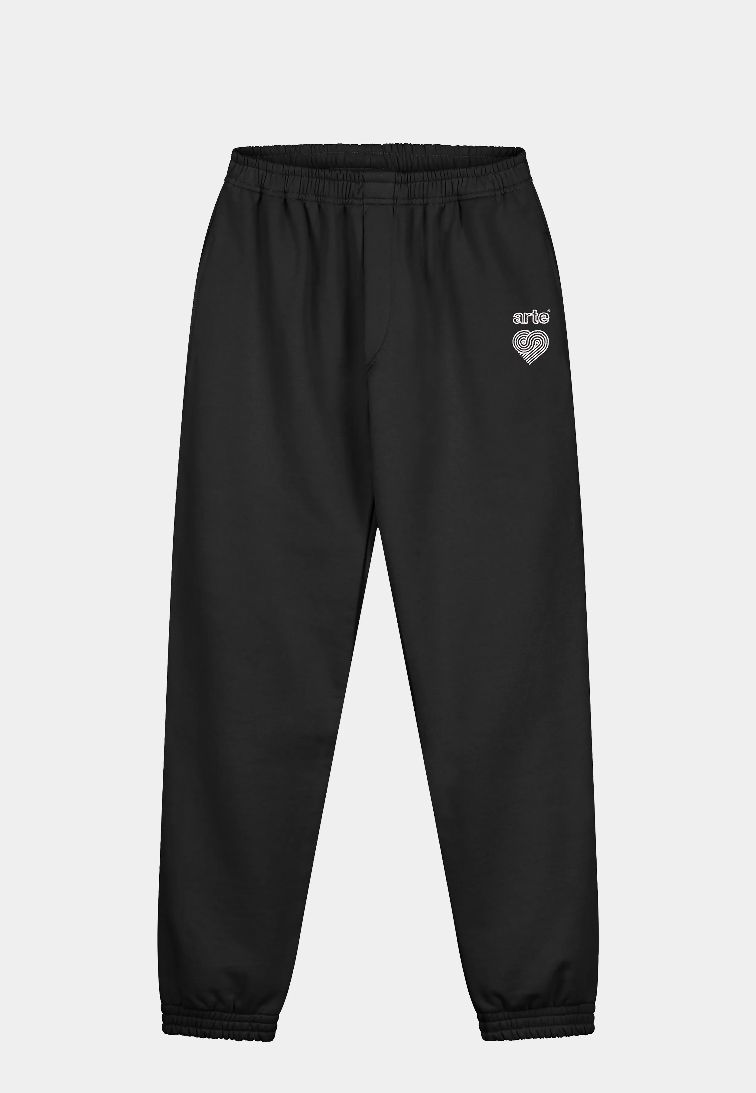 Arte Tristian Heart Logo Sweatpant Black