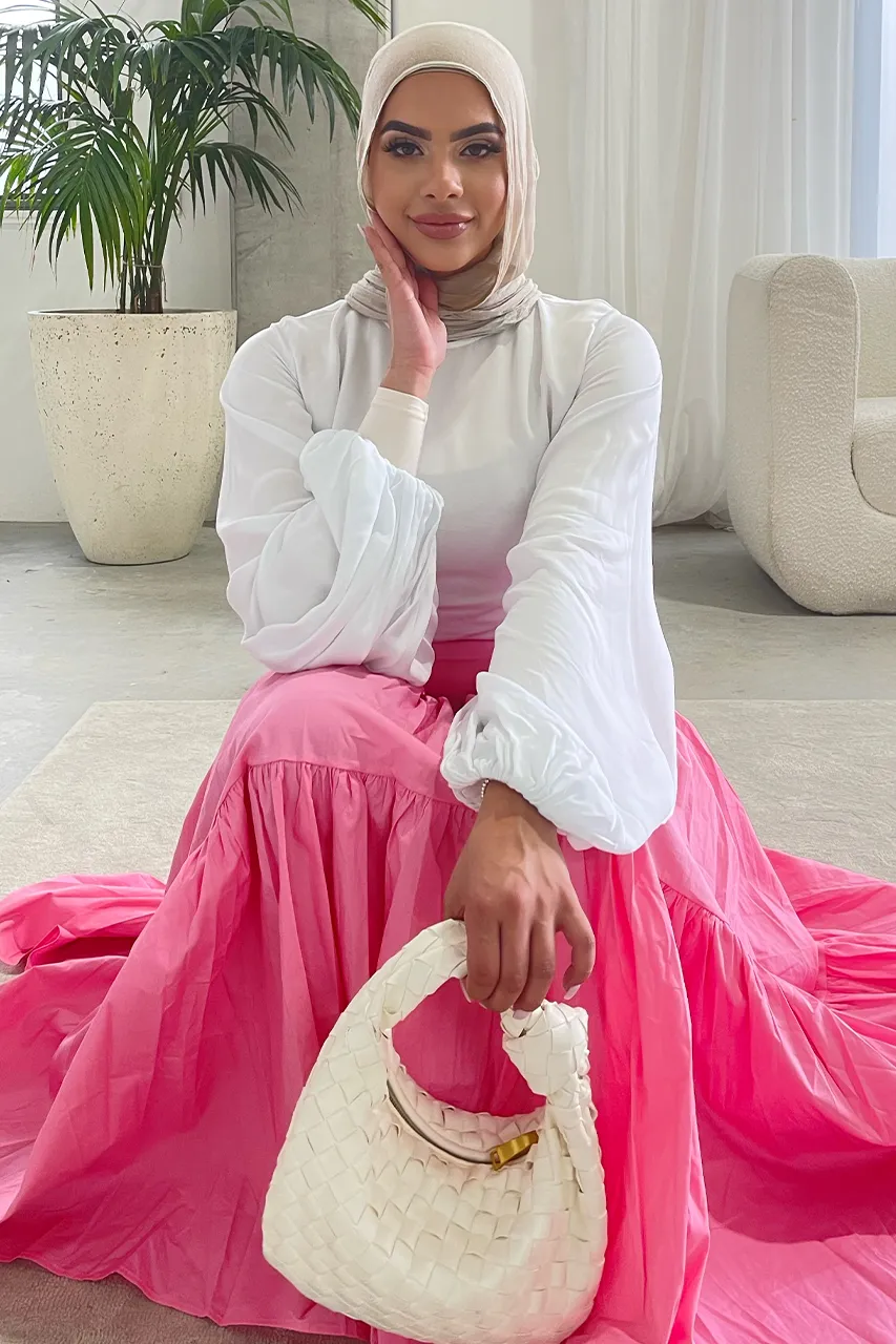 Ayla Maxi Skirt - Pink