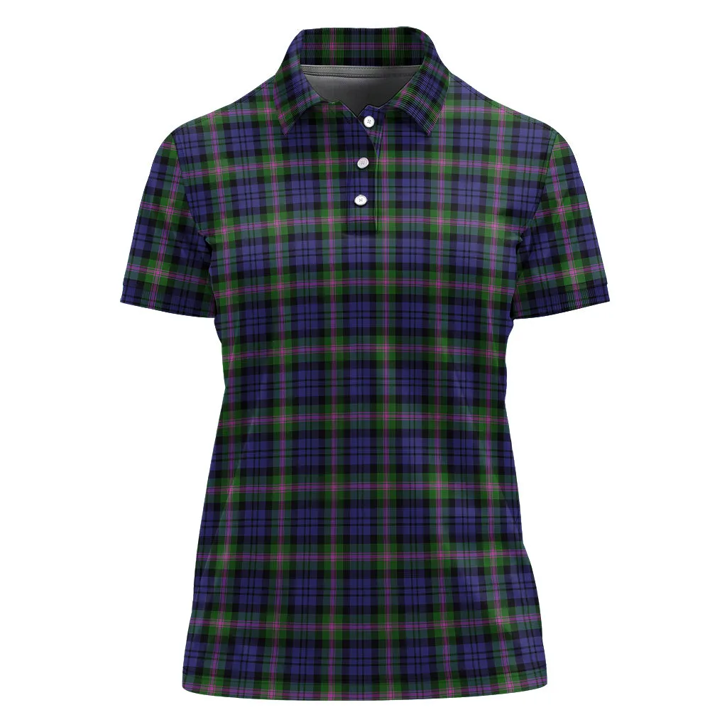 Baird Modern Tartan Polo Shirt For Women