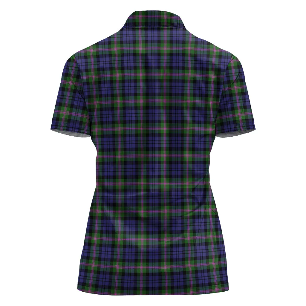 Baird Modern Tartan Polo Shirt For Women