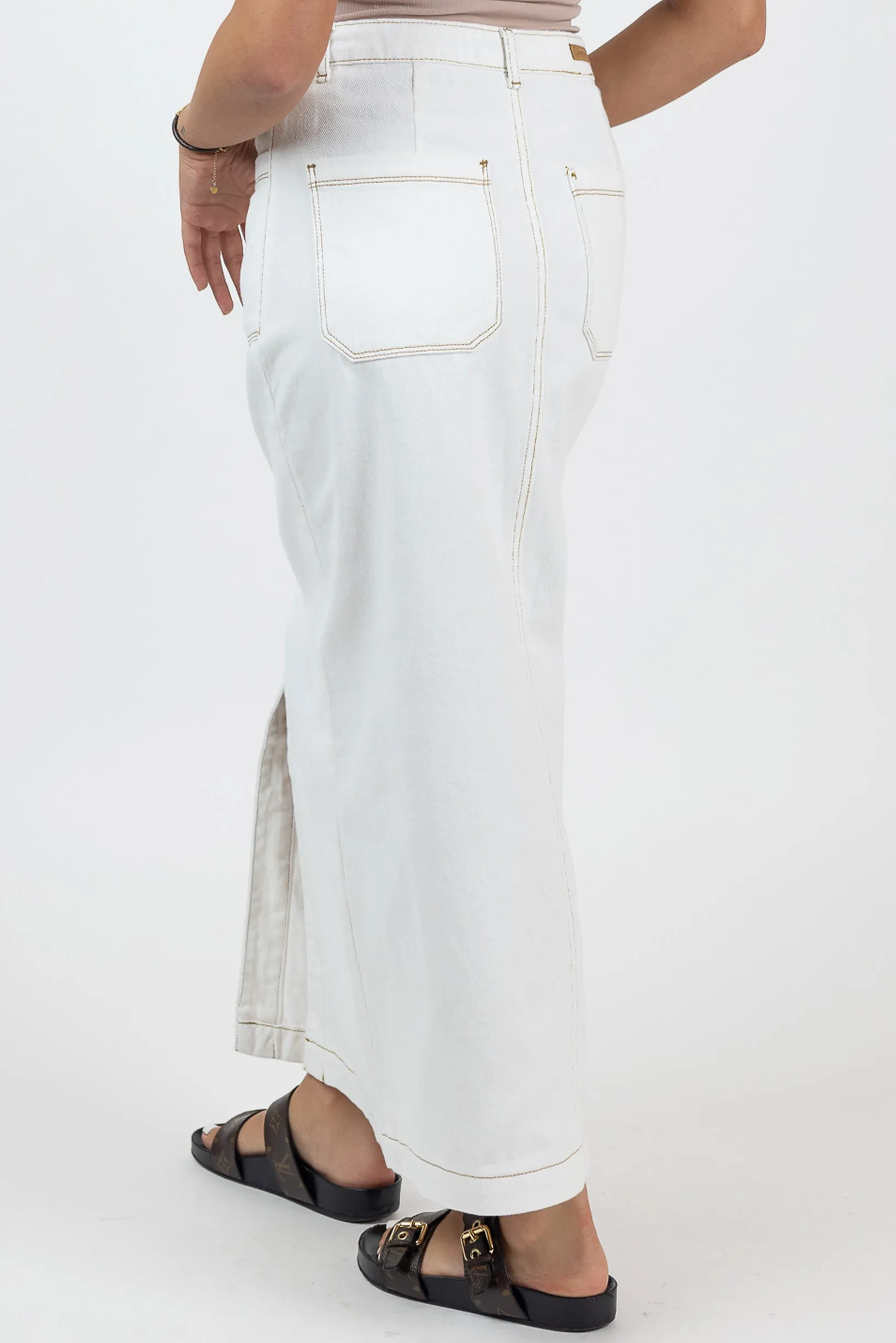 Bibi Button up Maxi Skirt