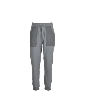 Bikkembergs Men's Gray Sweatpants with Drawstring Waistband