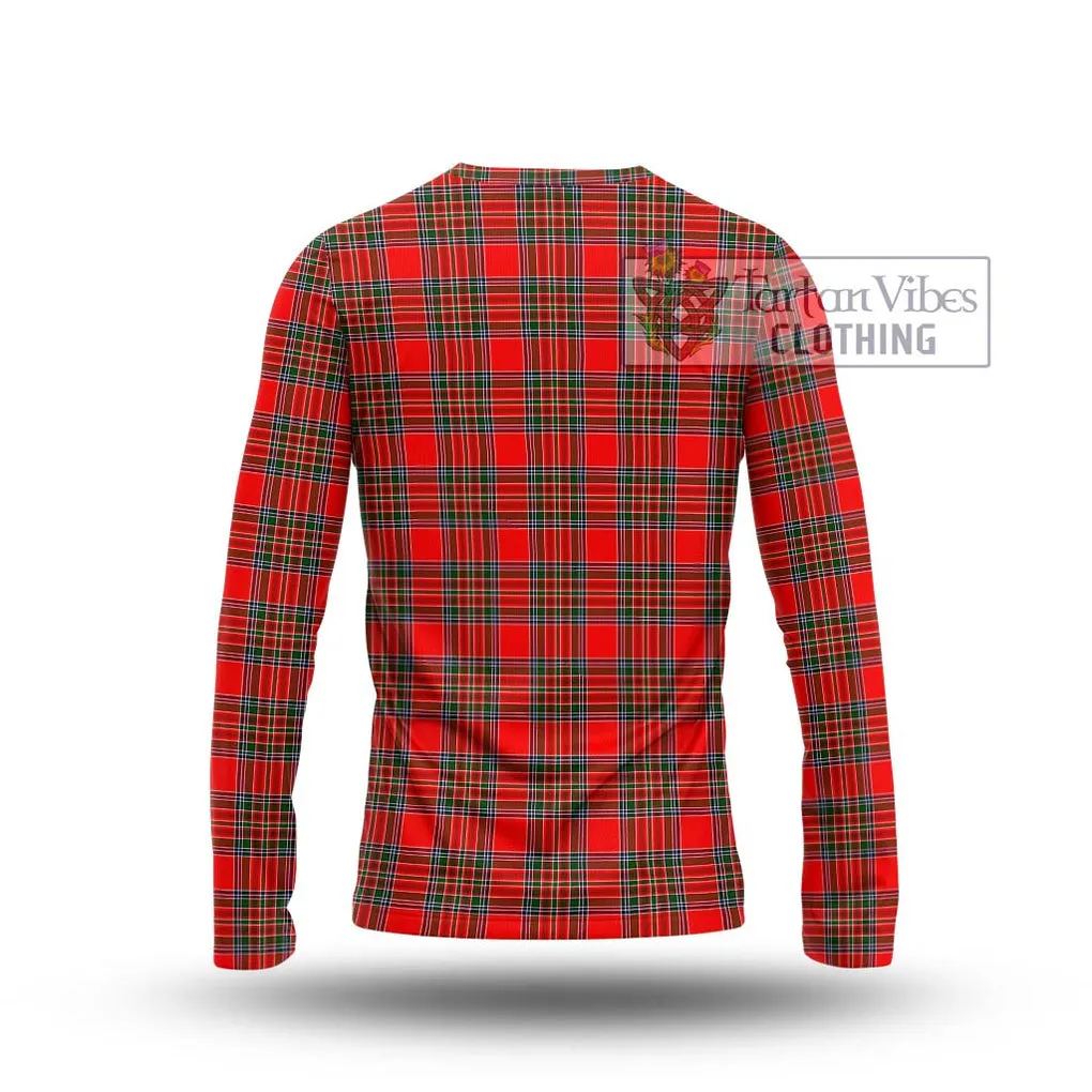 Binning Tartan Long Sleeve T-Shirt with Family Crest DNA In Me Style