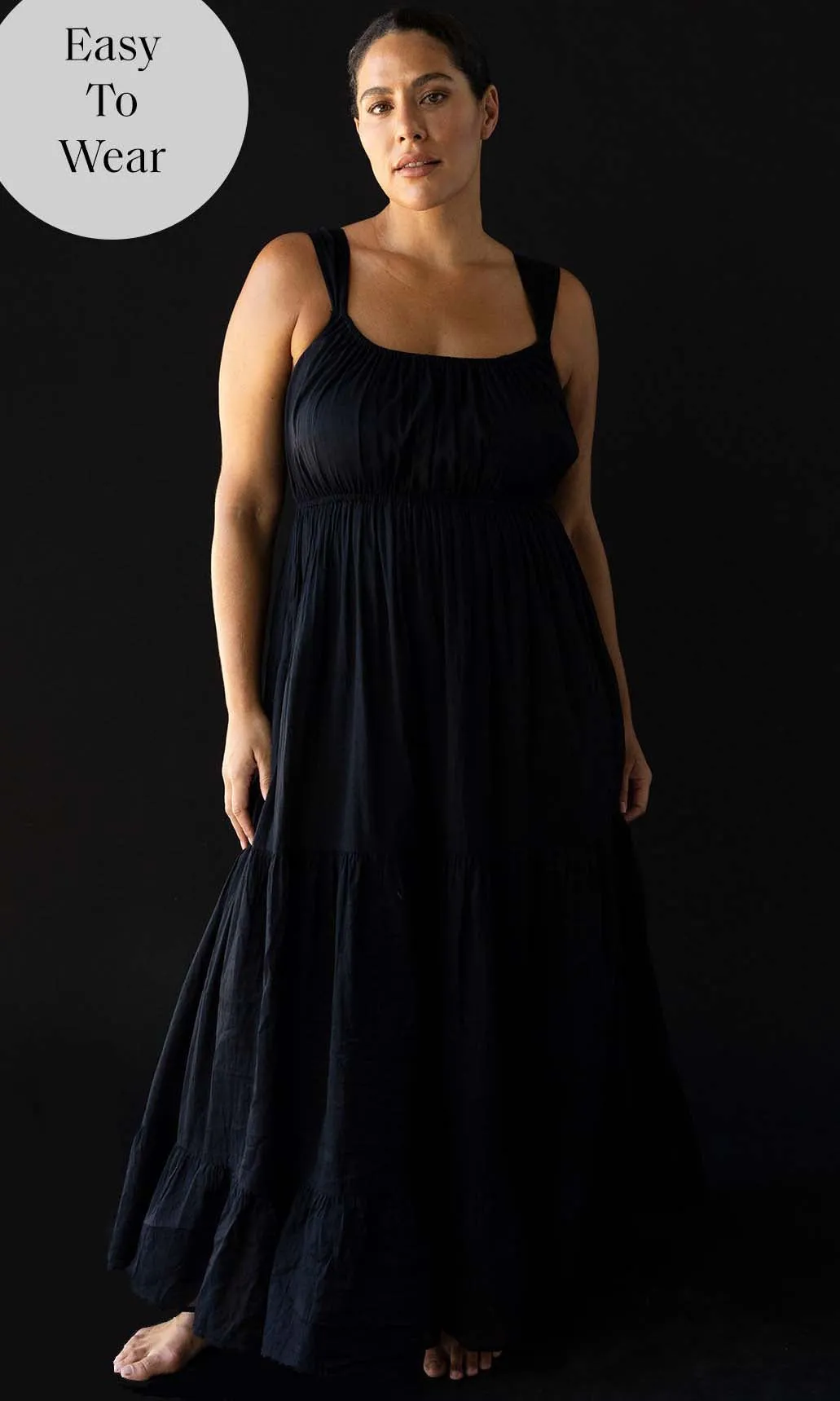 Black Liszt Maxi Beach Dress