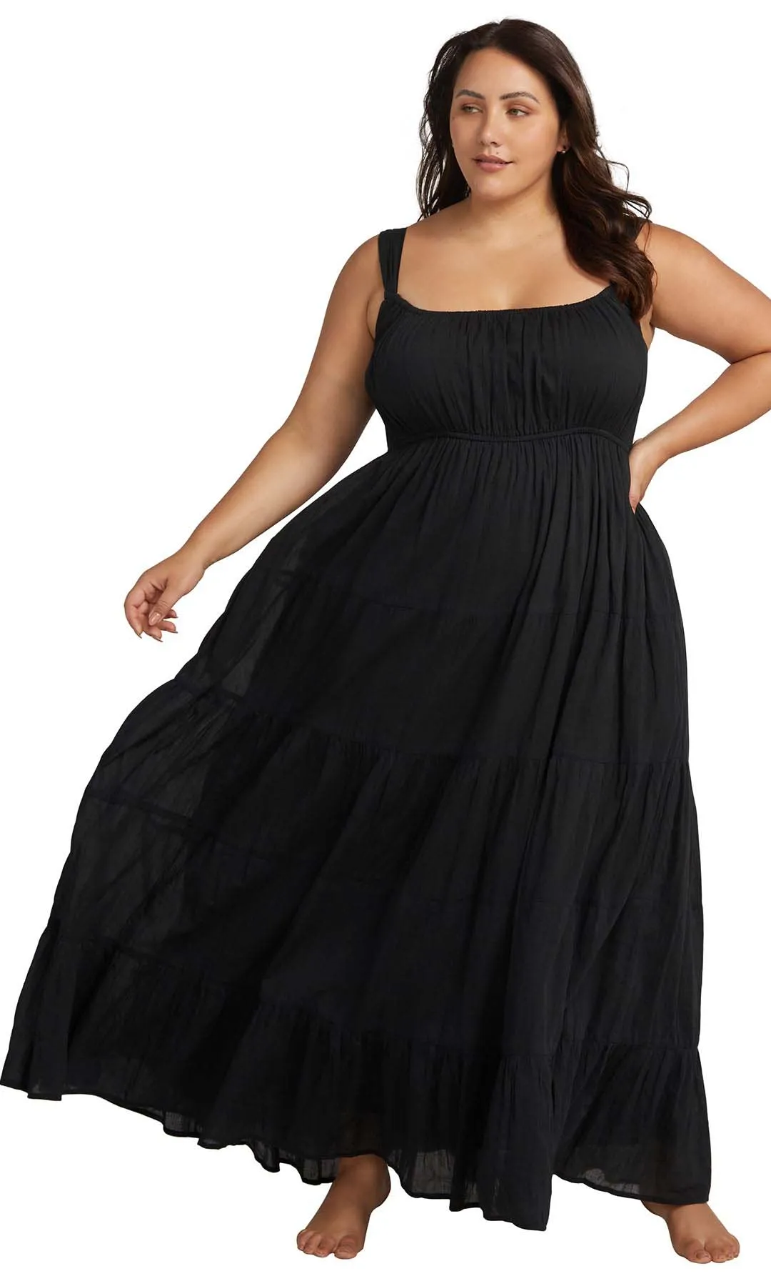 Black Liszt Maxi Beach Dress