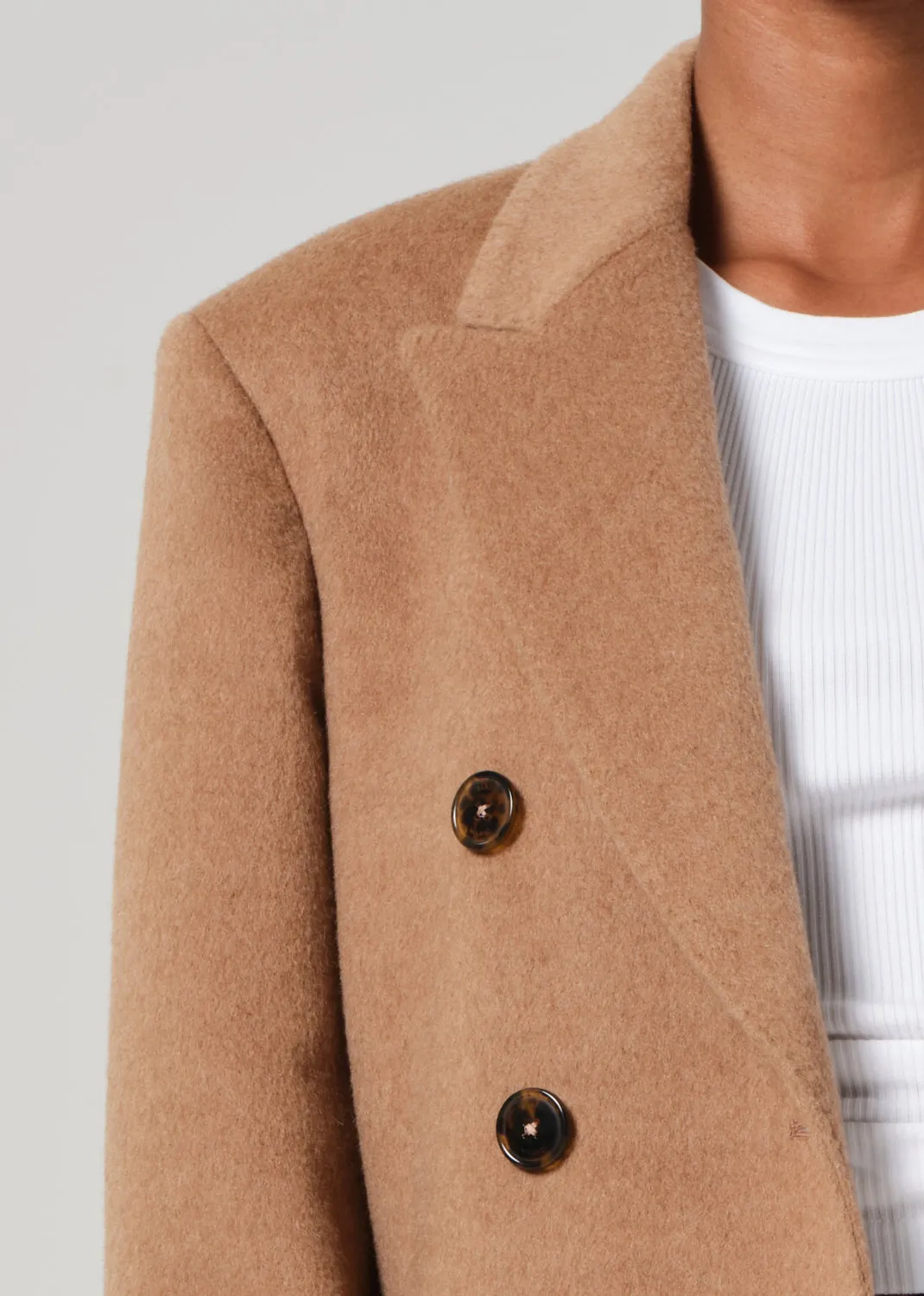 Blazé Milano Mylius Overcoat in Camel