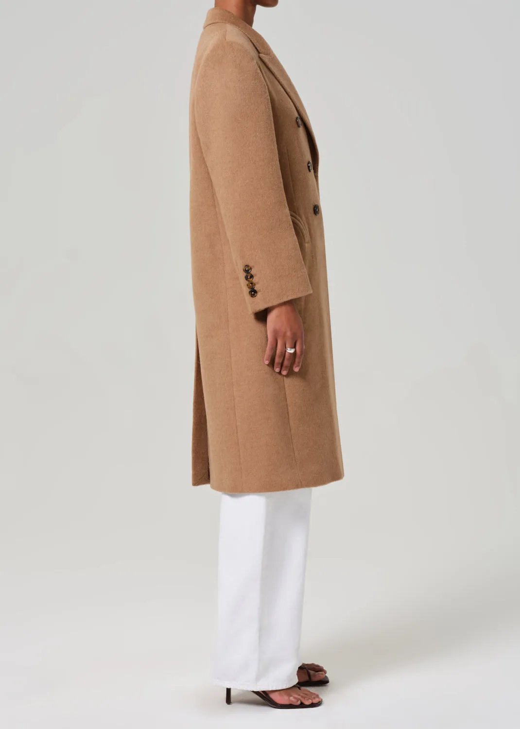 Blazé Milano Mylius Overcoat in Camel