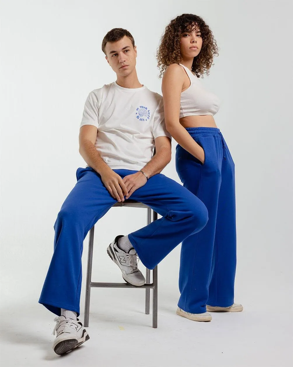 Blue Straight Swants (Sweatpants)