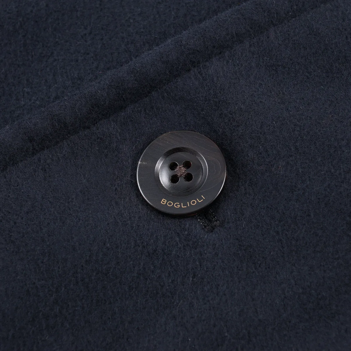 Boglioli Brushed Moleskin Cotton Overcoat