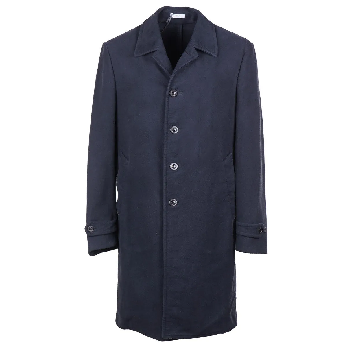 Boglioli Brushed Moleskin Cotton Overcoat