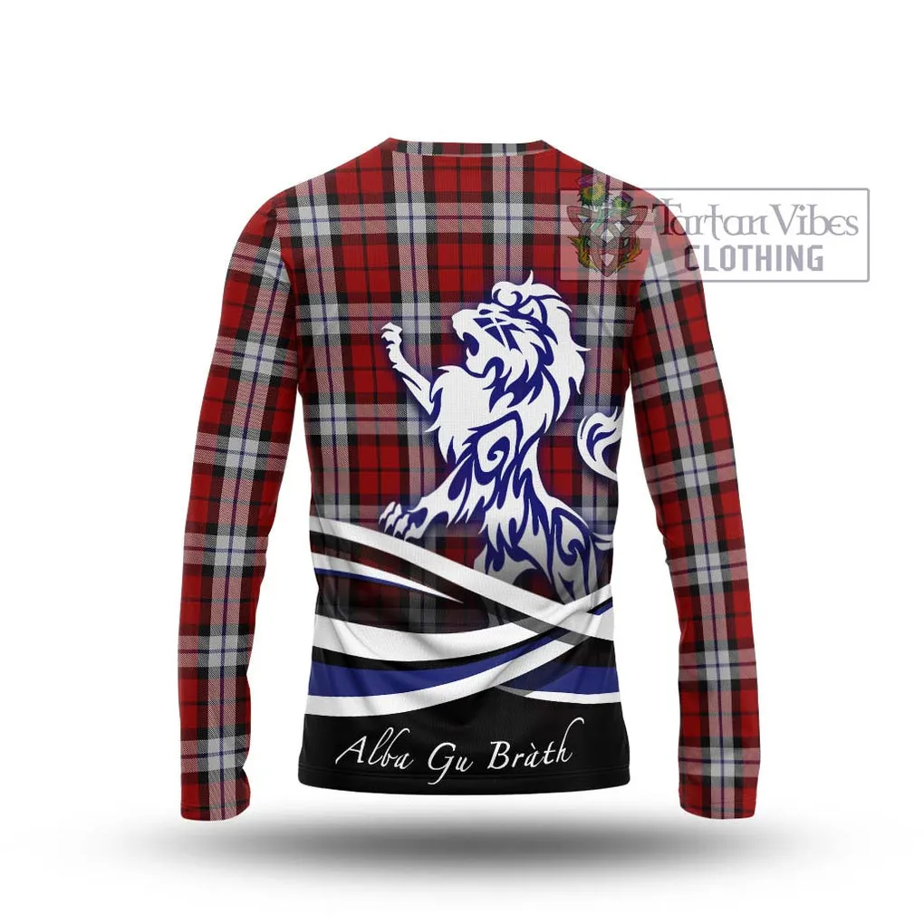 Brodie Dress Tartan Long Sleeve T-Shirt with Alba Gu Brath Regal Lion Emblem