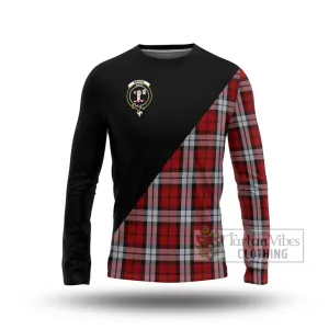 Brodie Dress Tartan Long Sleeve T-Shirt with Family Crest and Military Logo Style