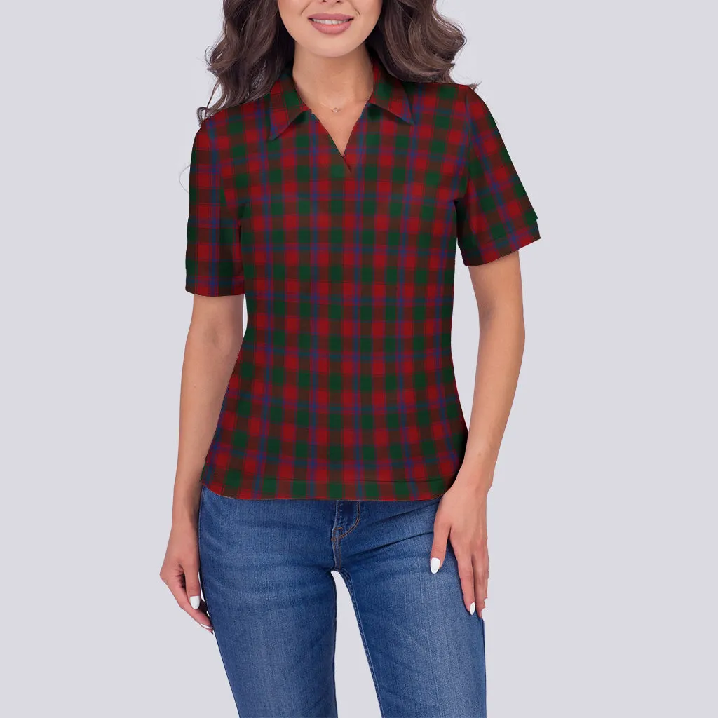 Bruce Old Tartan Polo Shirt For Women