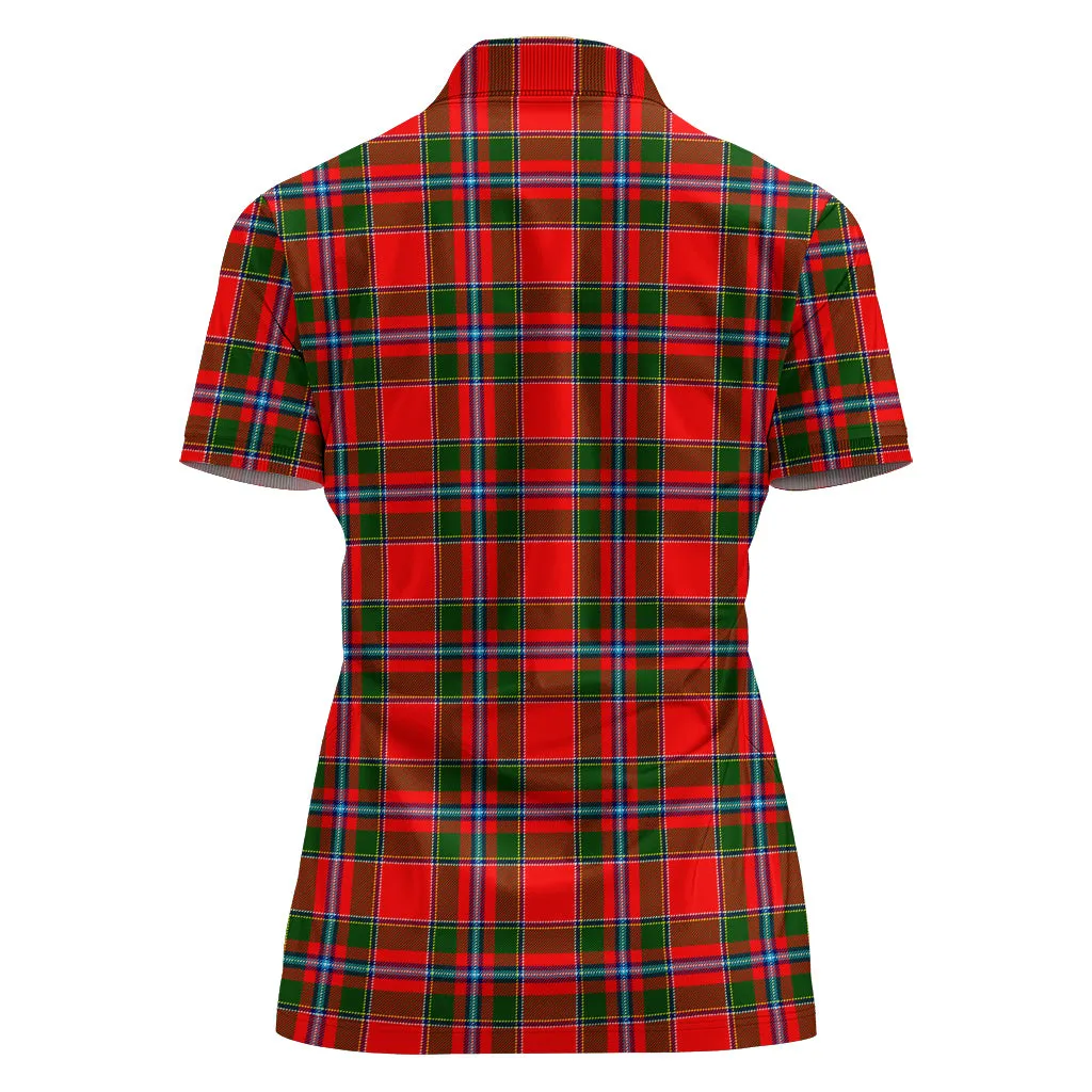 Butter Tartan Polo Shirt For Women