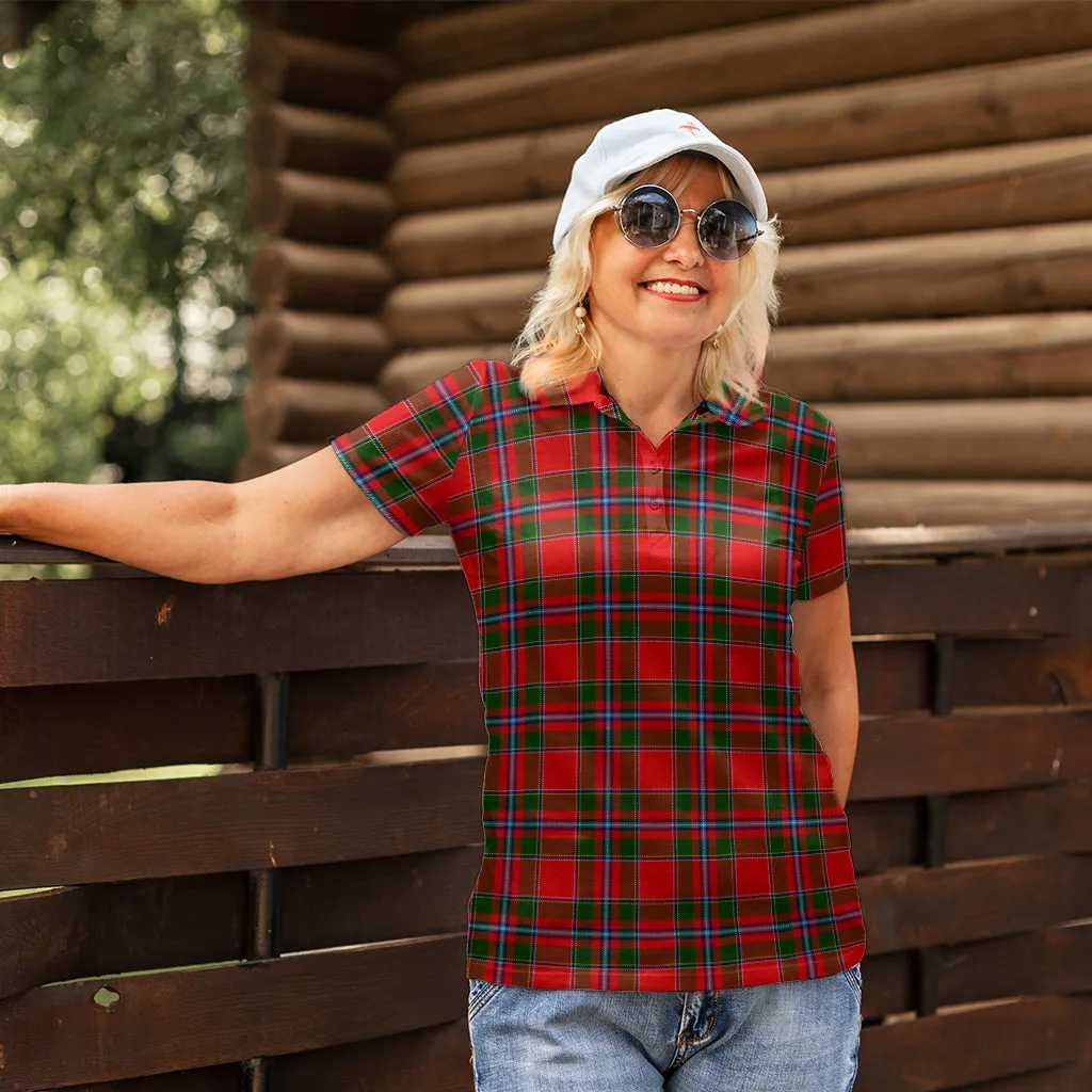 Butter Tartan Polo Shirt For Women