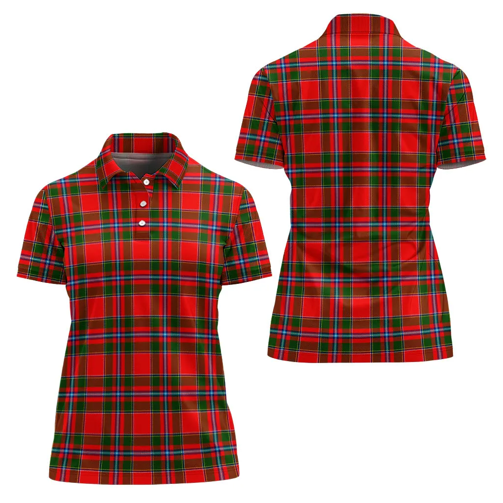 Butter Tartan Polo Shirt For Women