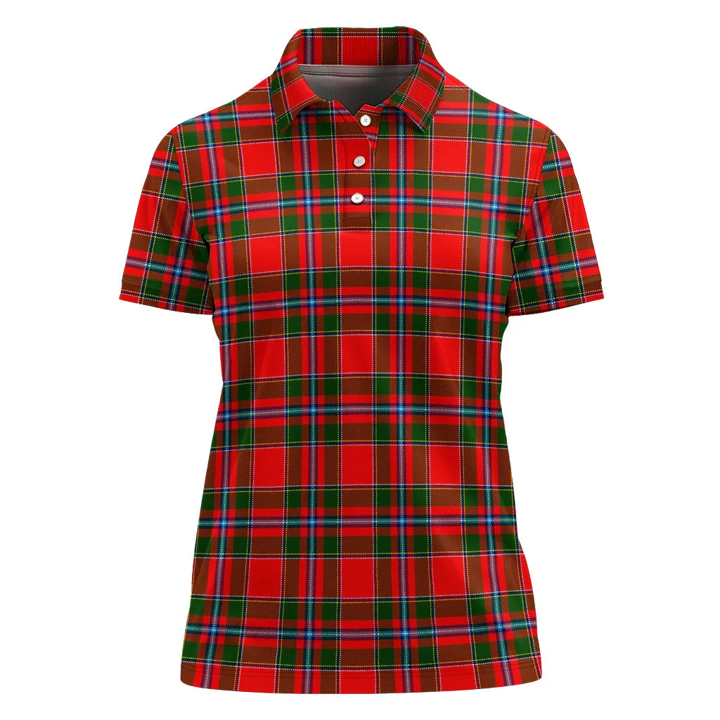 Butter Tartan Polo Shirt For Women