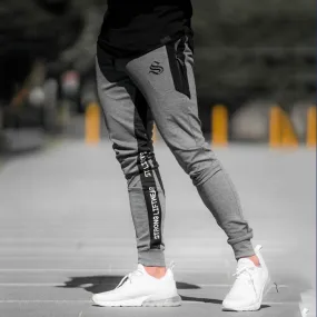 Casual Cotton Slim Sporty Drawstring Style Men Sweatpants