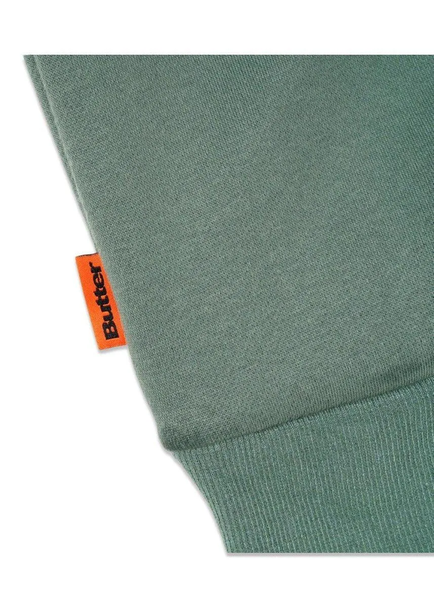 chenille logo crewneck - Spruce