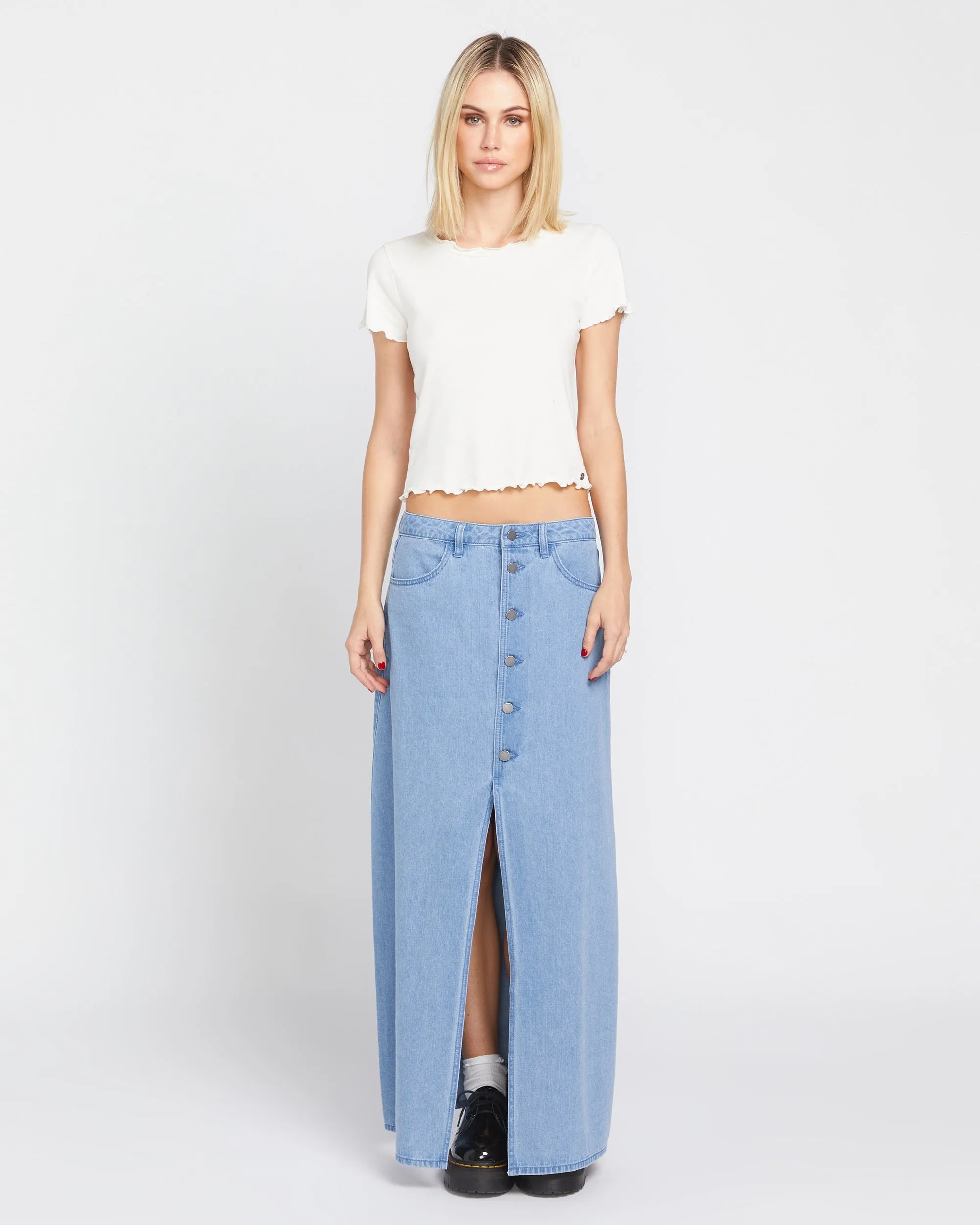 Chill Trap Skirt - China Blue