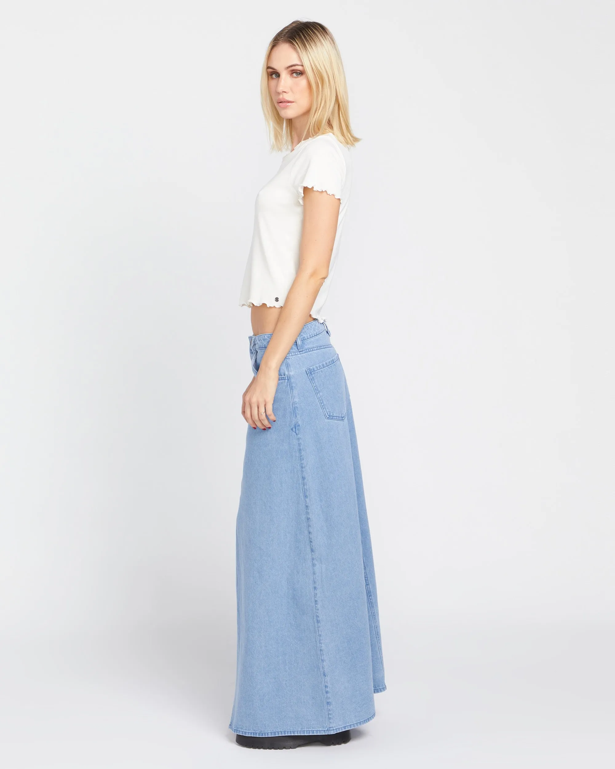 Chill Trap Skirt - China Blue