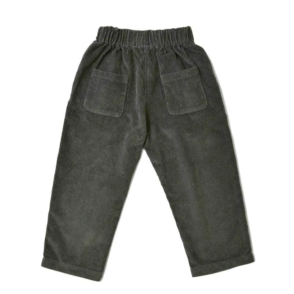 Corduroy Ankle Pants, Sage