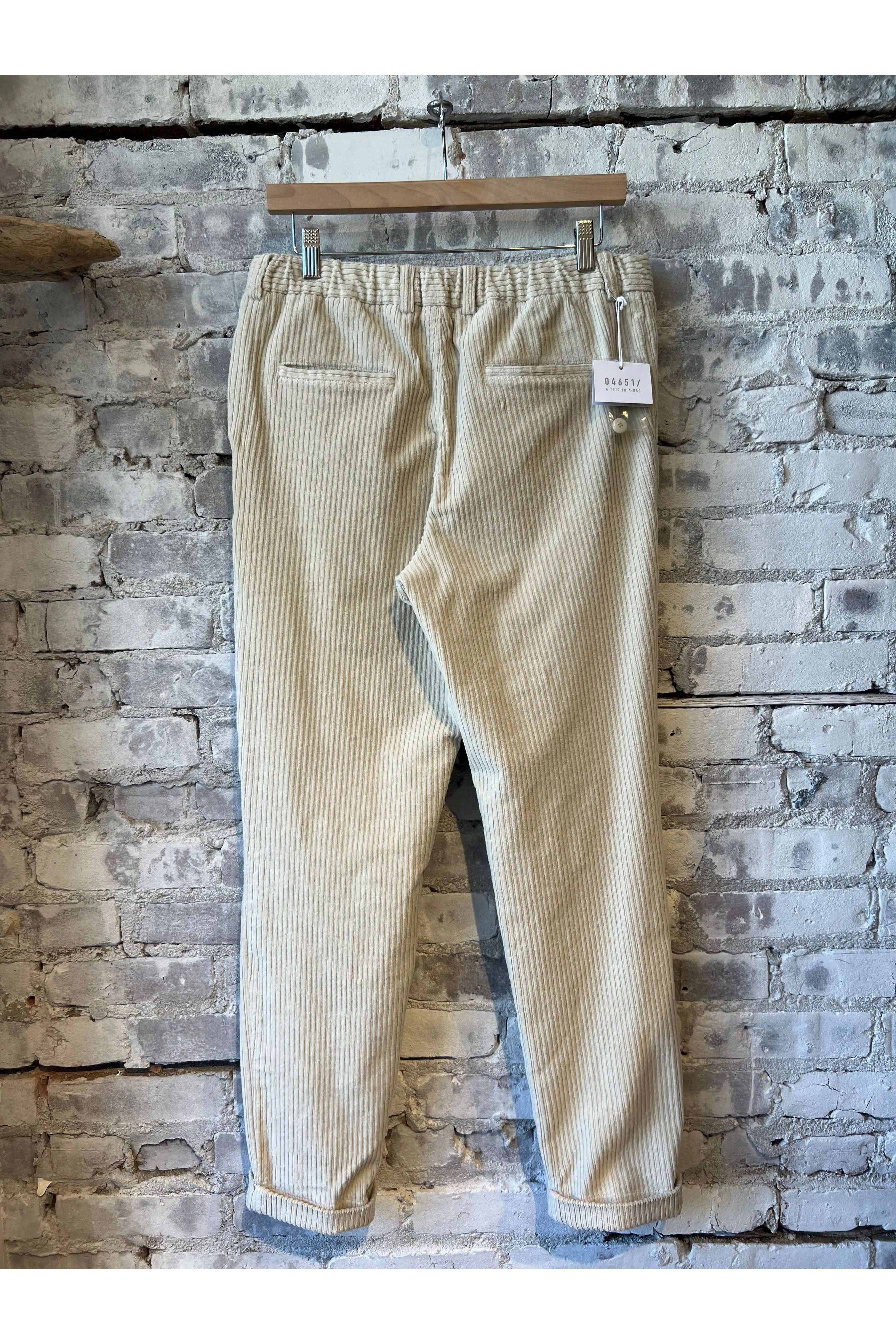 Corduroy Jogger - Beige