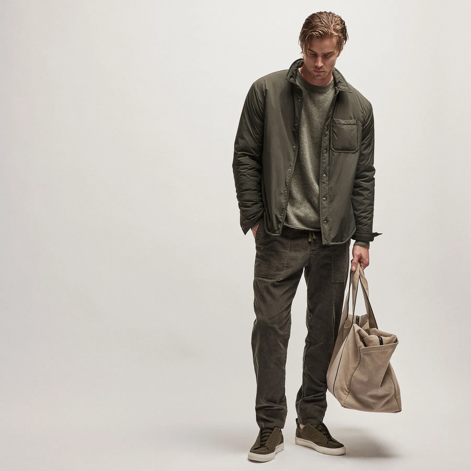 Corduroy Utility Pant - Dark Olive Pigment