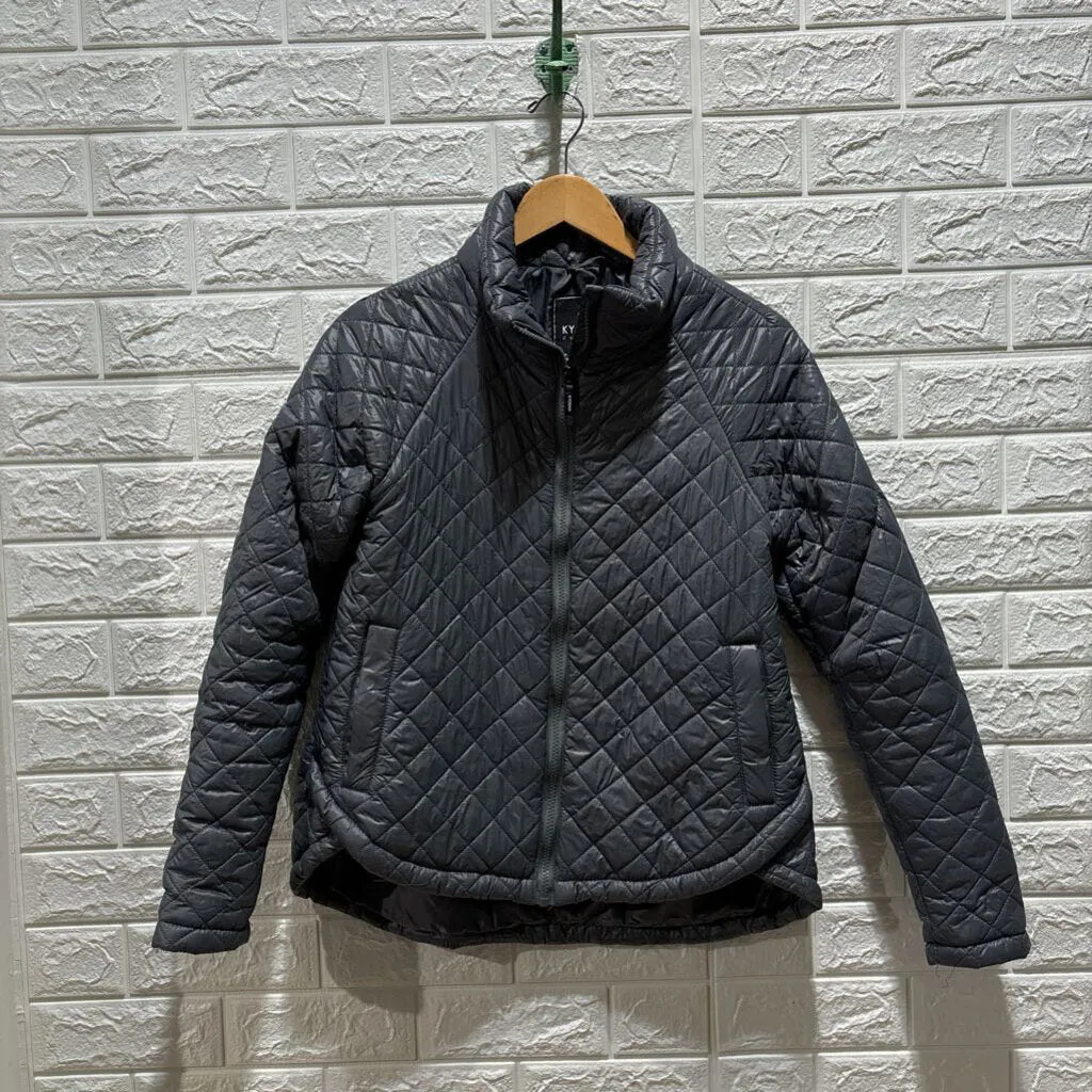 Cropped Quilted Puffer Coat