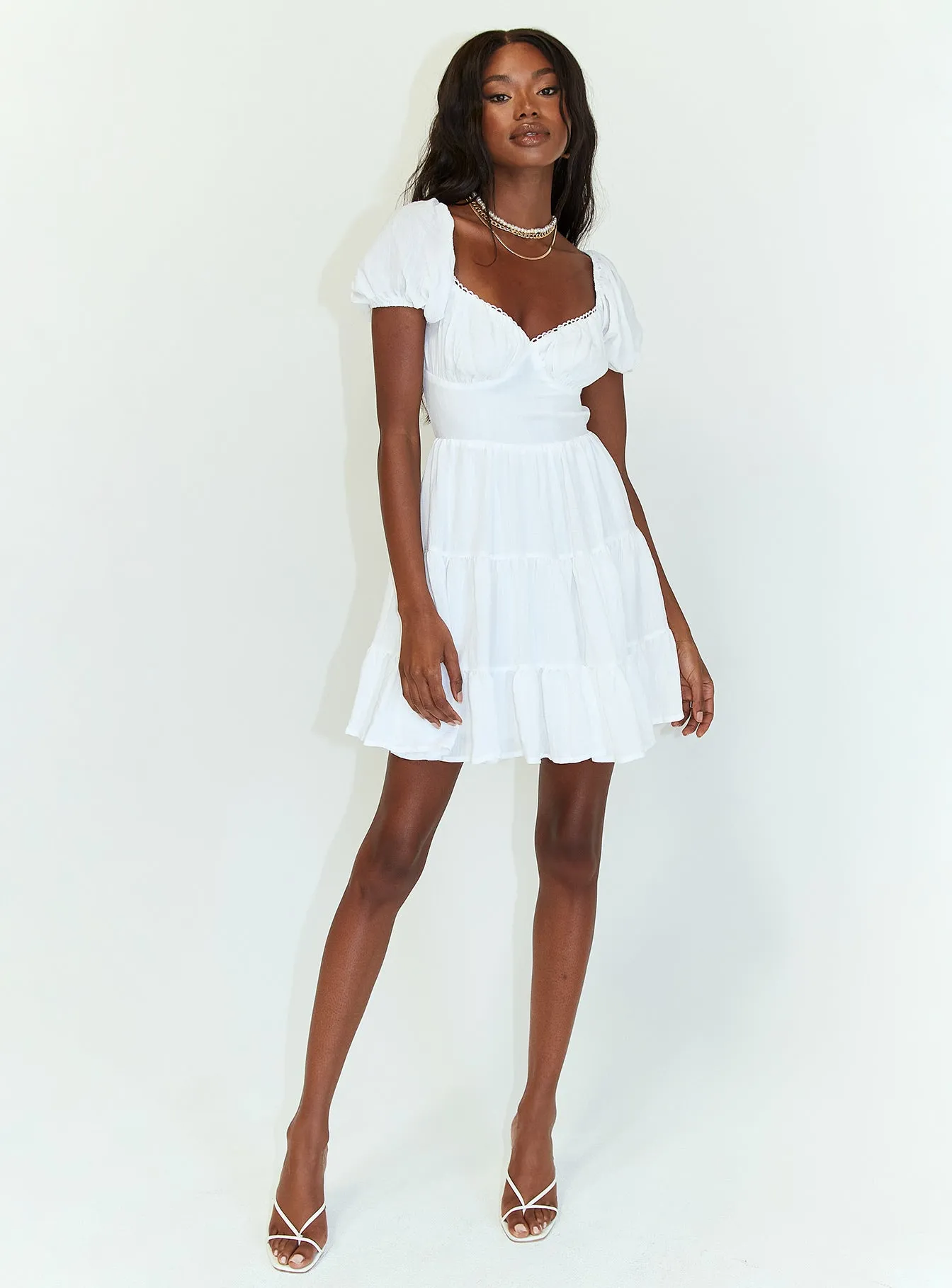 Danny Mini Dress White