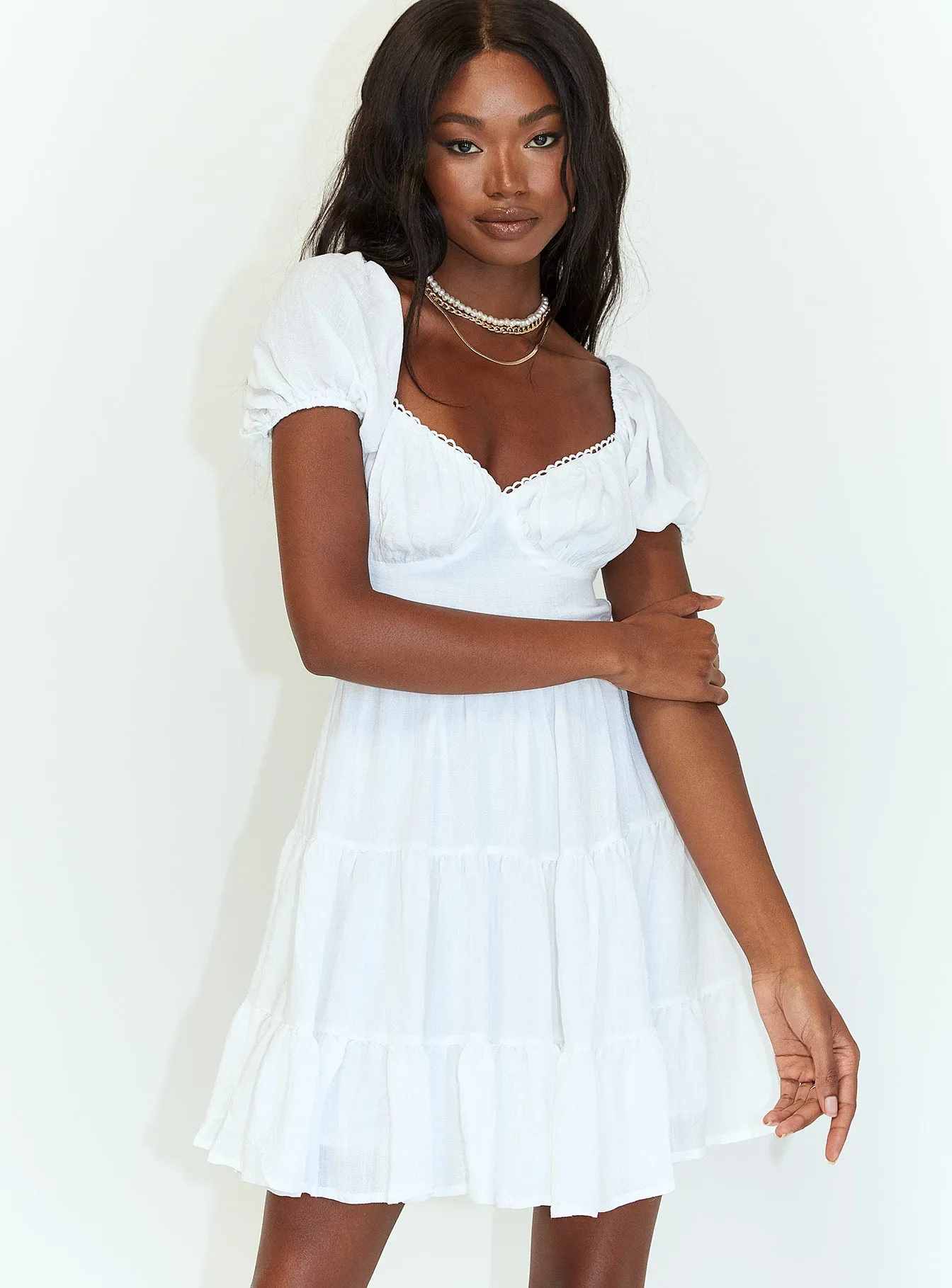 Danny Mini Dress White