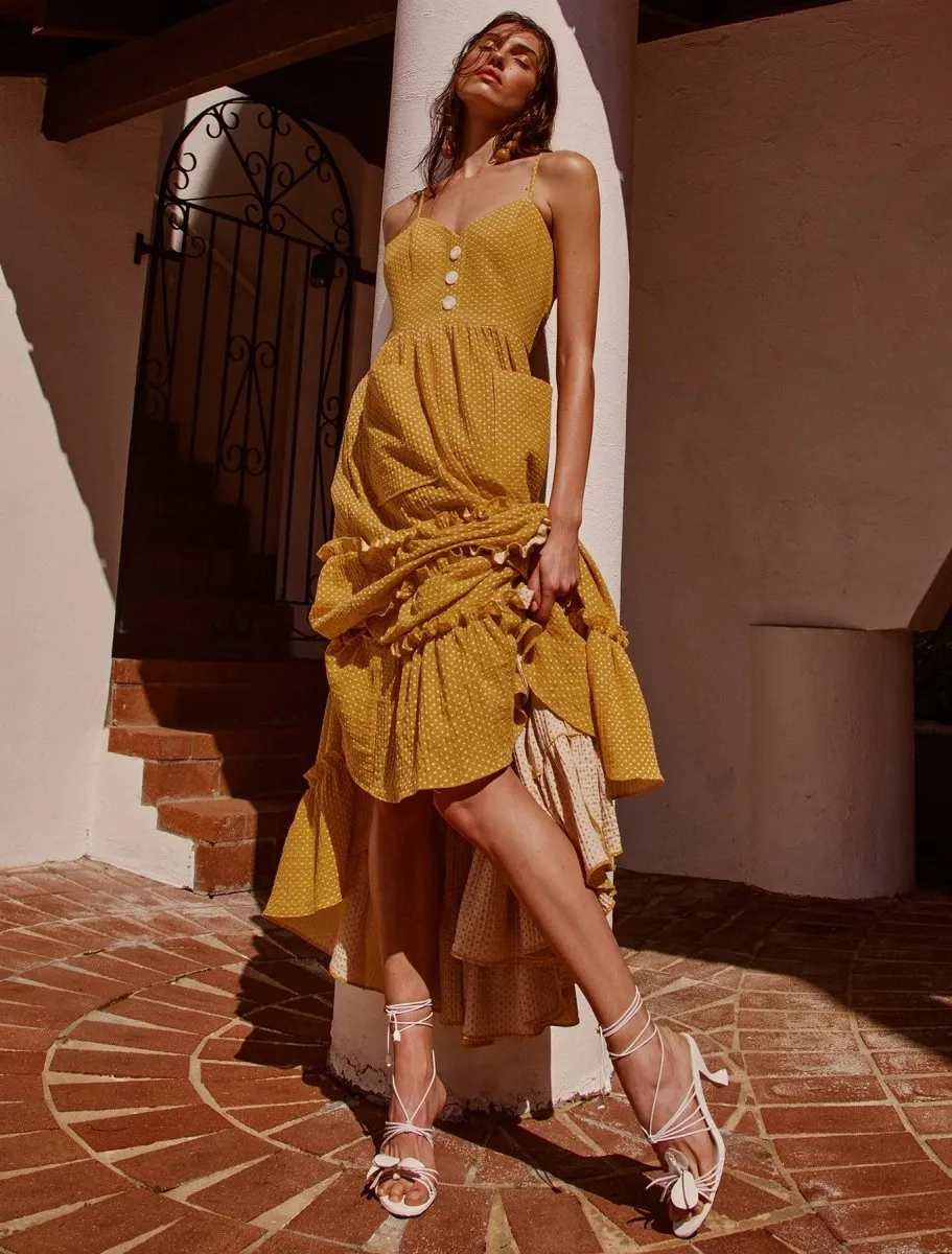 DESERT OASIS MIDI DRESS