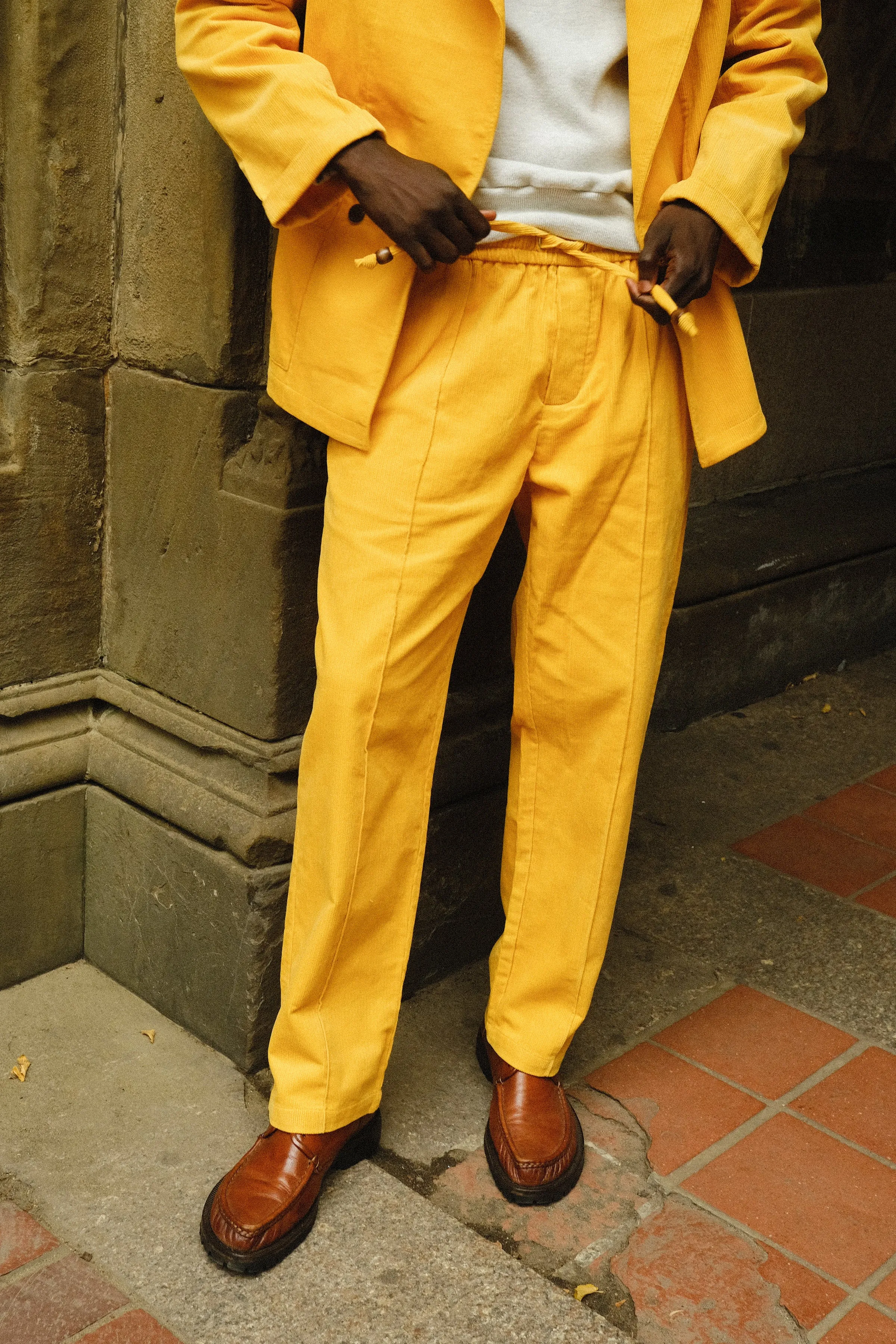 Easy-Going Pants (Saffron Corduroy)