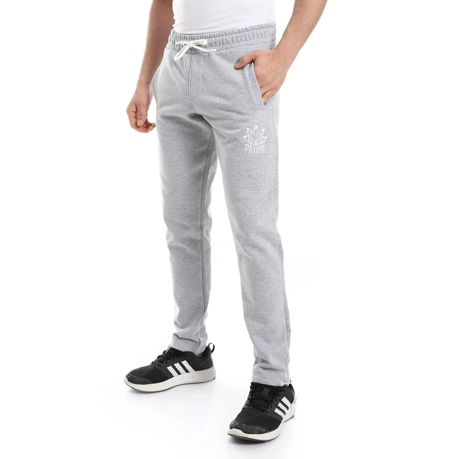 Elastic Waist With Drawstring Sweatpants - Pavone