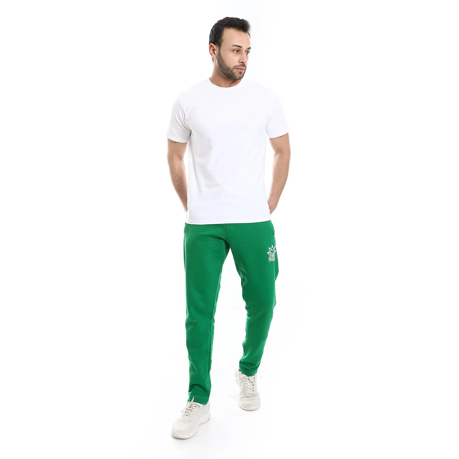 Elastic Waist With Drawstring Sweatpants - Pavone