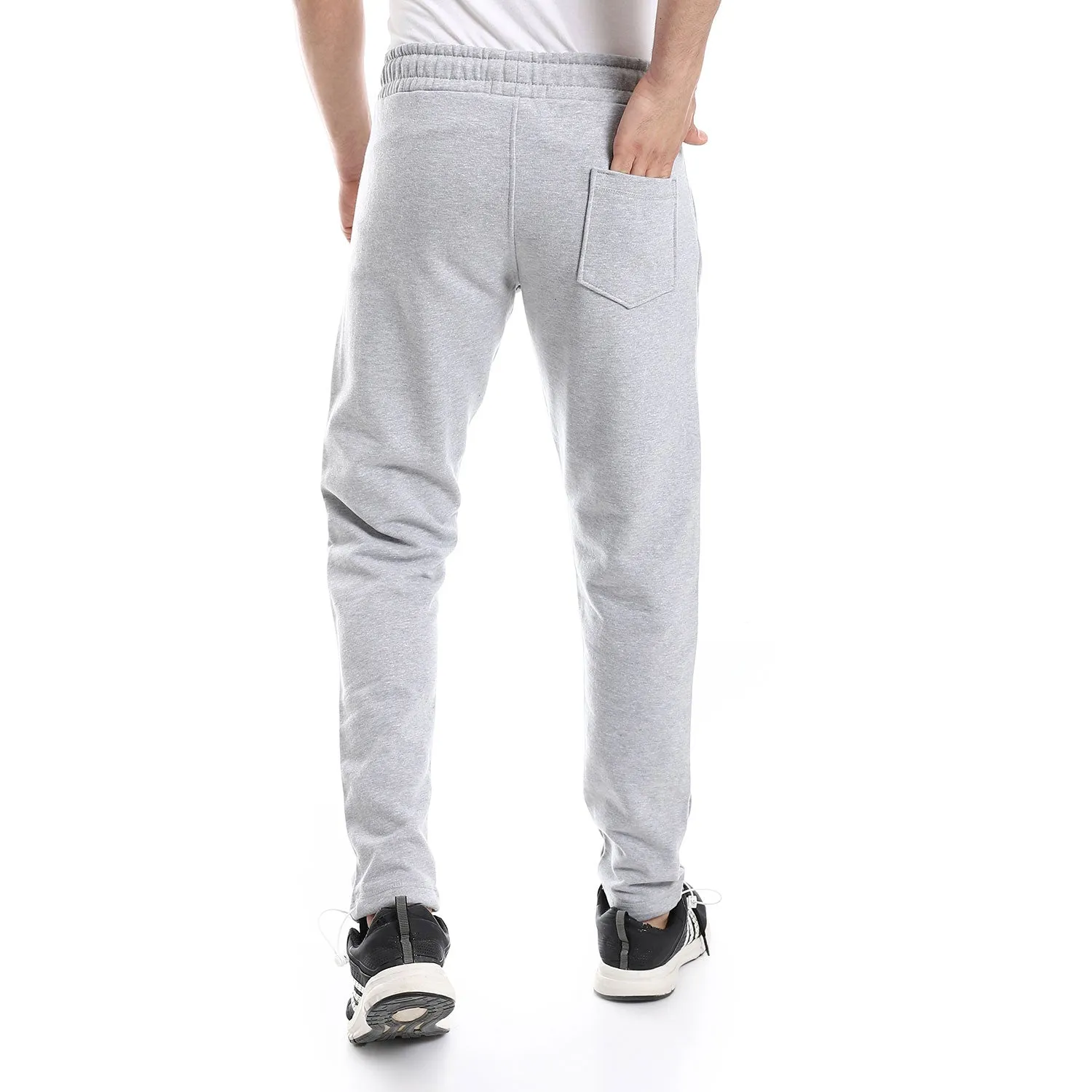 Elastic Waist With Drawstring Sweatpants - Pavone