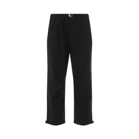 Elasticated Belt Pant in Black